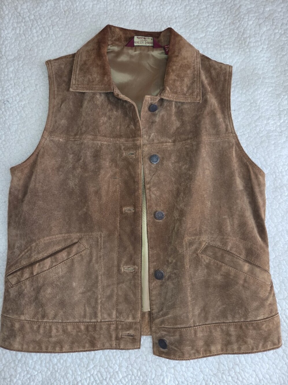 Eddie Bauer Suede Women's Vest XS